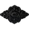Ekena Millwork Ashford Ceiling Medallion, Hand-Painted Jet Black, 42 3/4"W x 28 7/8"H x 1"P CM42X28ASBLF - alternate 1